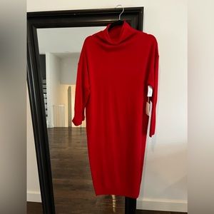 Aritzia Cyprie Dress in Red